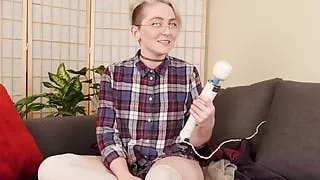 Amateursex, Arsch, Babe, Dildosex, Brille, Masturbation