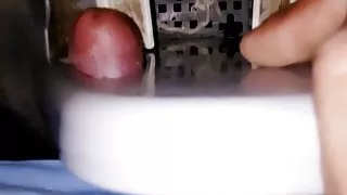 Was trying to put Peenus inside the cleaning box In The hol