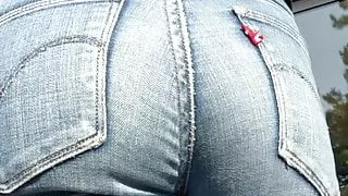 Levis jeans ass tease 9