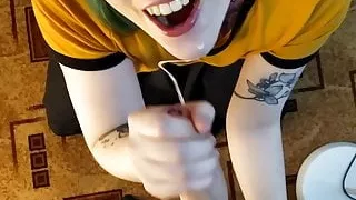 The girl next door revealed your secret: magic cock