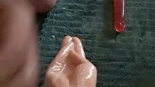 first time double penetration  with fist and dildo