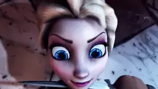 Frozen, Elsa the ice queen has her fun, Disney princess