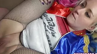 ChickPass - Selena fucks in a slutty Harley costume