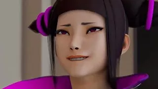 Han Juri and Cammy White 3D Futanari