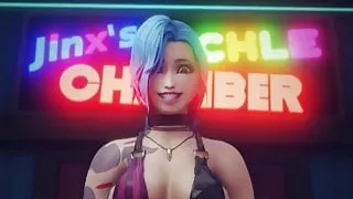 Jinx Is Tickeling Akali