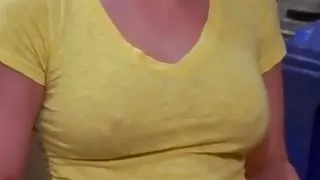 Kaley Cuoco Pokies Busty Tight Shirt