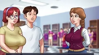 Summertime Saga - Nude at school (pt.1)