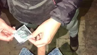 Stranger Fucks Me With A Condom. I Took His Cum In My Panties