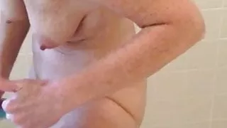 Real wife shower and shave
