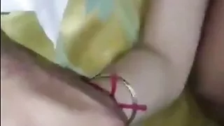 Bengali wife enjoyment with her husband frend.