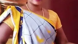 Sexy Tamil whore housewife dances