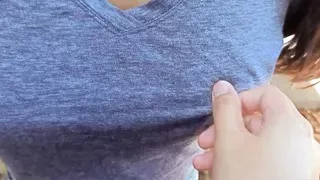 Pinay Outdoor Sex - Almost Got Caught