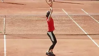 Caroline Garcia practice