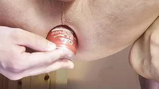 Battle with coke bottle