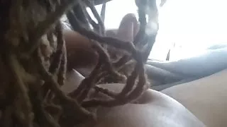 Young BBW tastes nut