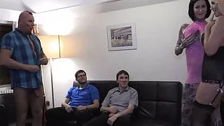 MyDirtyHobby - Hotel room orgy with 4 friends and 2 MILFS