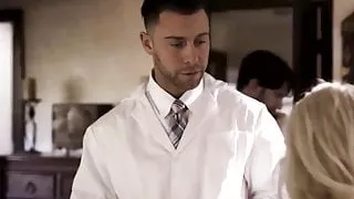 Daughter gets fucked by Doctor And Stepdad Joins in (4k)