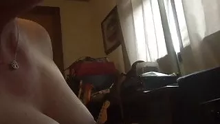 Webcam cumslut J.O.I with ass gets cumshot