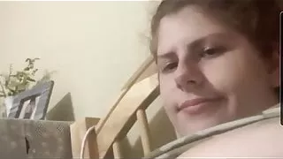 Slut Slapping Herself With Her Tits