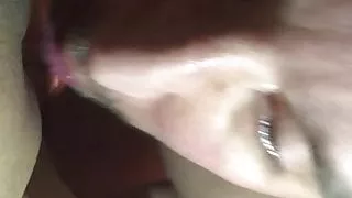 Latina cums multiple times on my face and cock