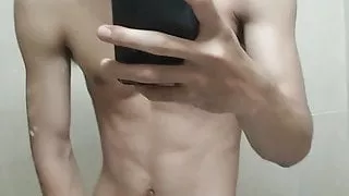 Chinese boy masturable with sexy cock