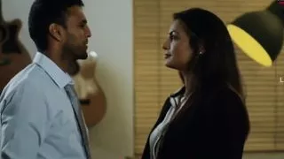 Young office lovers fuck hardcore in hotel room