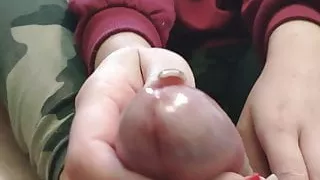 Handjob and sexy feet