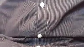 Amateursex, Crossdresser, Papa, Kleid, Fett, Schwuler Sex