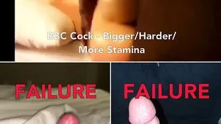 BBC vs. Small white cock, Premature ejaculation