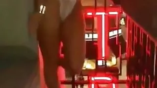 Swedish milf - Posing in neon lights