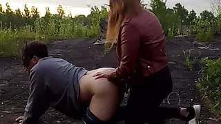 PUBLICLY FUCKED MY BOY ON THE ROOF (using cum as lube)