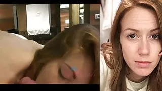 Kimberly Brix Gives Blowjob - Marisha Ray Helps Fap