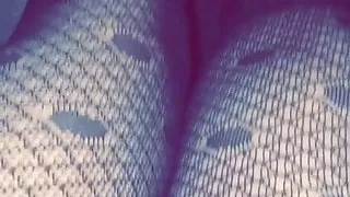 Showing off new heels, tights, and a little more..