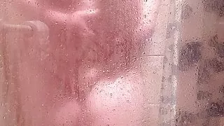 Chubby Girl In Steamy Shower Scene