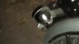 tamil guy records girlfriend  boobs outdoor at night- bullet pandi