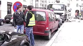 He seduces slut boy into gay first time anal sex