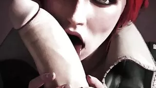 Babes with Little Pussies from Games Fucks Herself in Solo