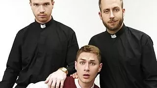Young Twink Catholic Boy Fucked By Two Priests During Check
