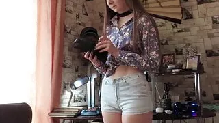 Babe Sucks Stepbrother’s Cock and Gets Oral Creampie