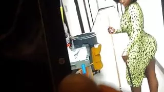 Sexy schwarze Frauen Sperma Tribut