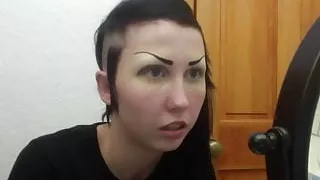 sexy dirty gothic makeup
