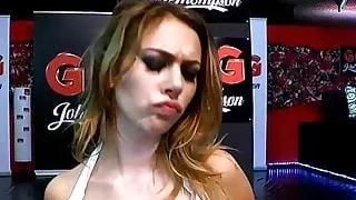 Gangbang anal and dp banging on russian redhead