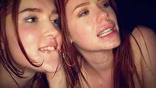 Interracial Threesome Oral Sex and Kissing