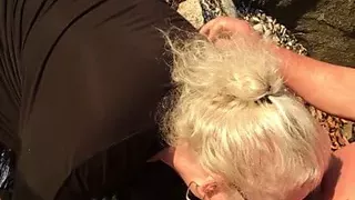 Sucking off a stranger and swallowing