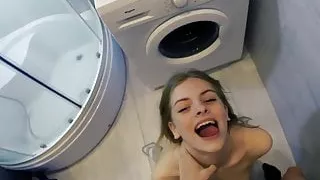 Brother Cums On Face Of His Step Sister