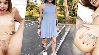 Tattooed Skater Girl Vanessa Vega Squirting And Fucking, POV
