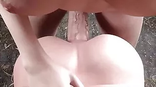 Hot Girlfriends with Hairy Pussy Rough Fucks in Every Hole