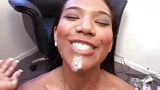 Ultra Cute Teen Latina Emy Reyes Gets Her Brown Box Fucked!