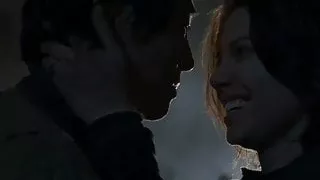 AMWF Lauren Cohan English Female Interracial Hug Korean Male