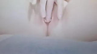 Nice pussy play this morning.....ready for my cock